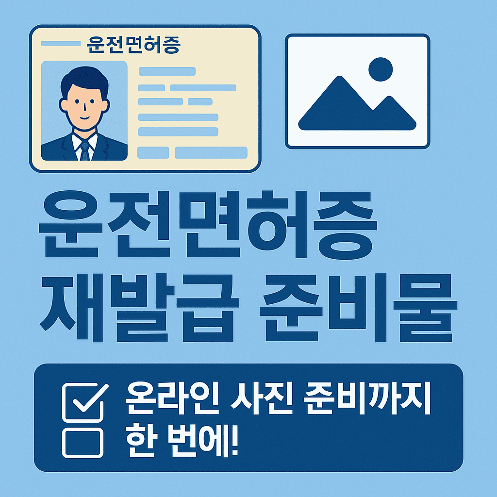 운전면허증 재발급