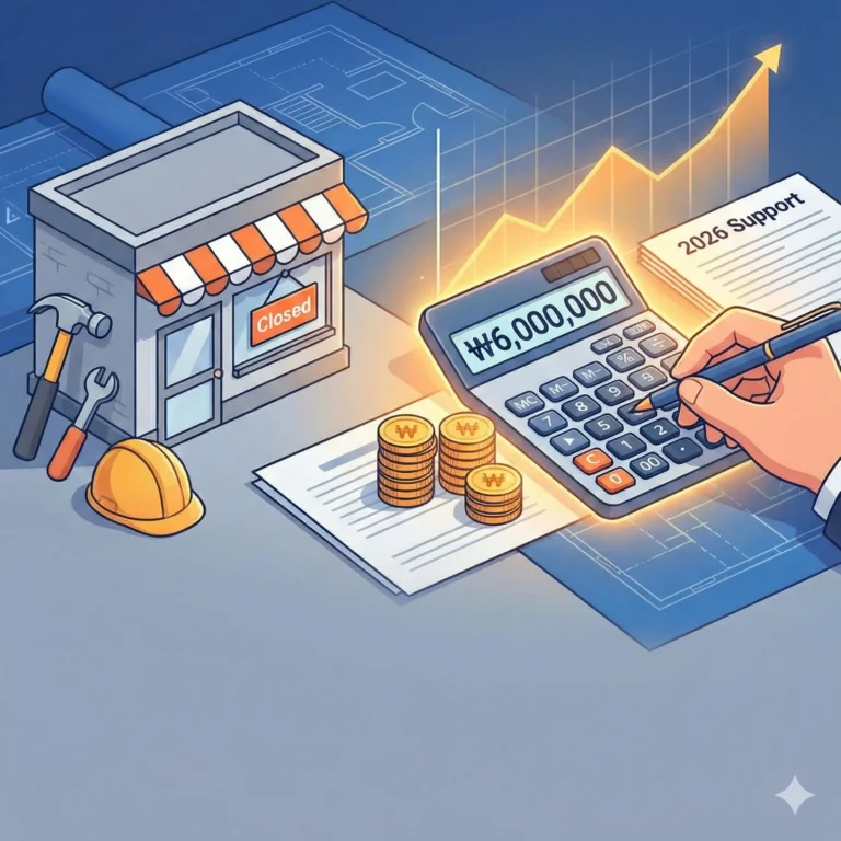 소상공인 폐업지원금 계산