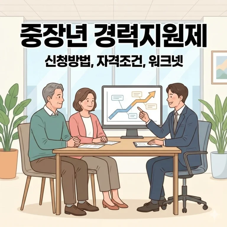 중장년 경력지원제 신청
