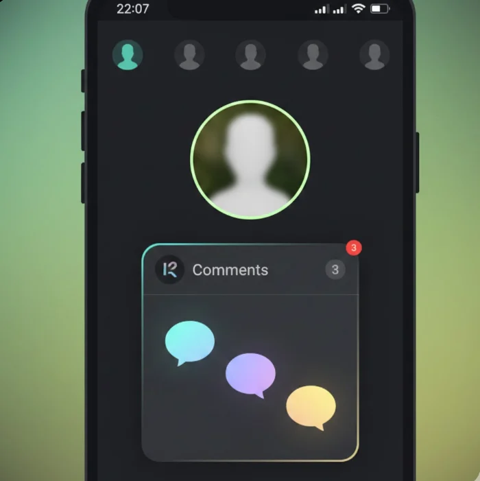 카카오톡 댓글 기능
