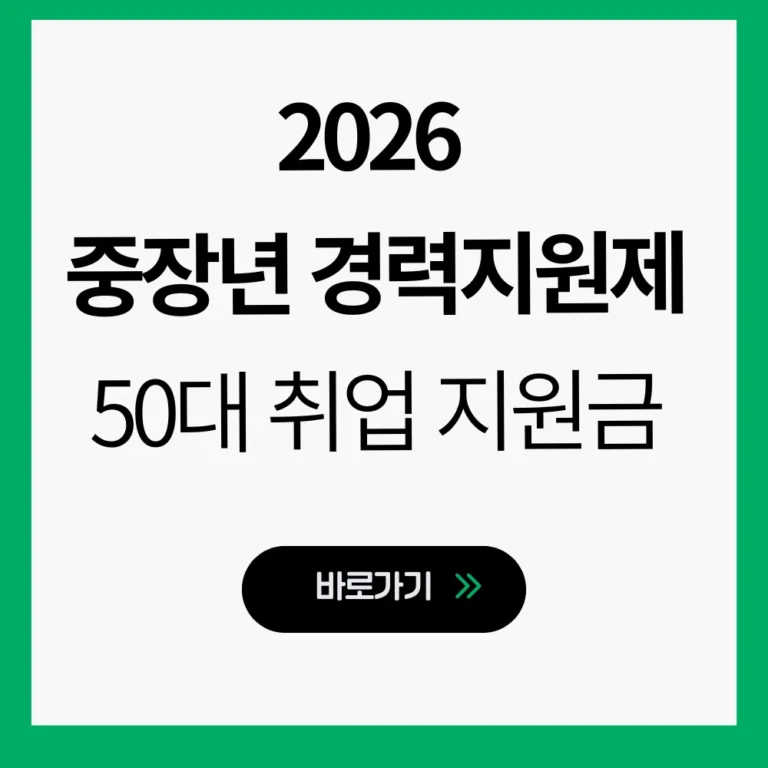 중장년 경력지원제