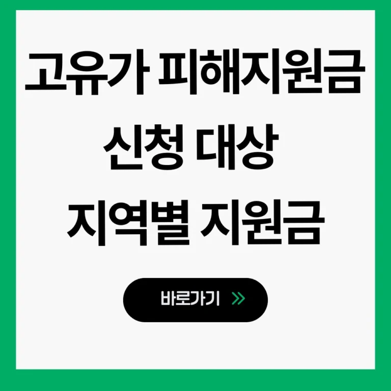 고유가 피해지원금