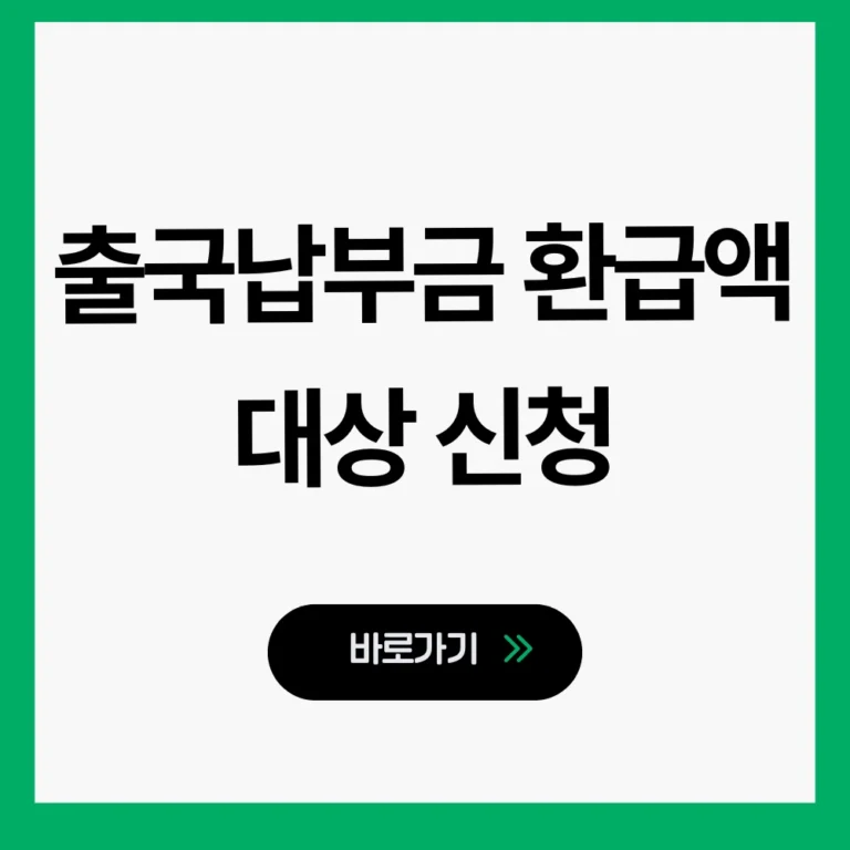 출국납부금