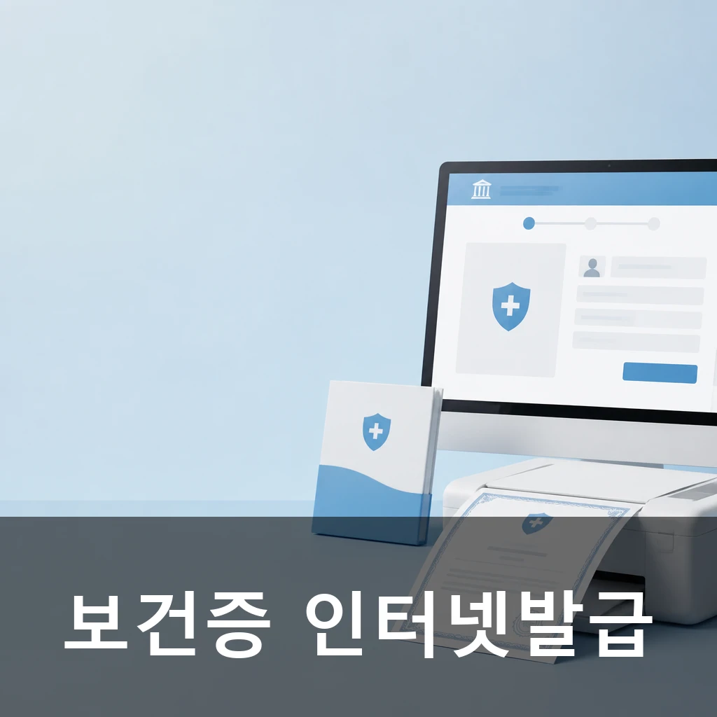 보건증 인터넷발급 방법과 모바일·인쇄·재발급 안내 1 보건증 인터넷발급 방법